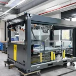 SSI Piece Picking robotic cell with Pick and Place function at the Wuerth Industrie Service logistics center